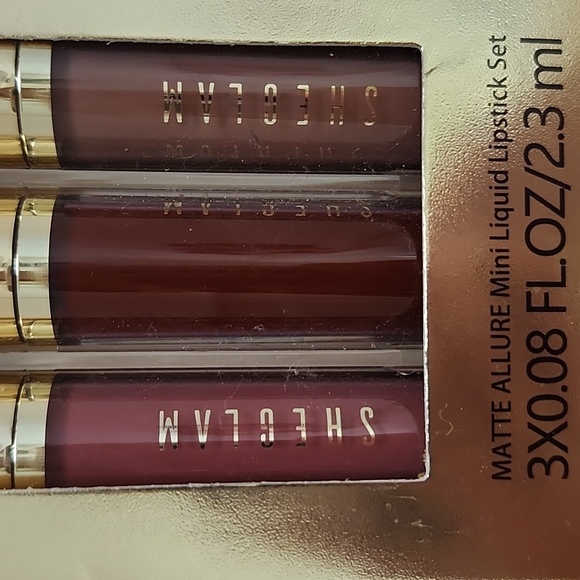 Brand New SHEGLAM Mini Liquid Lipstick Set- 3 CT. - Picture 3 of 3